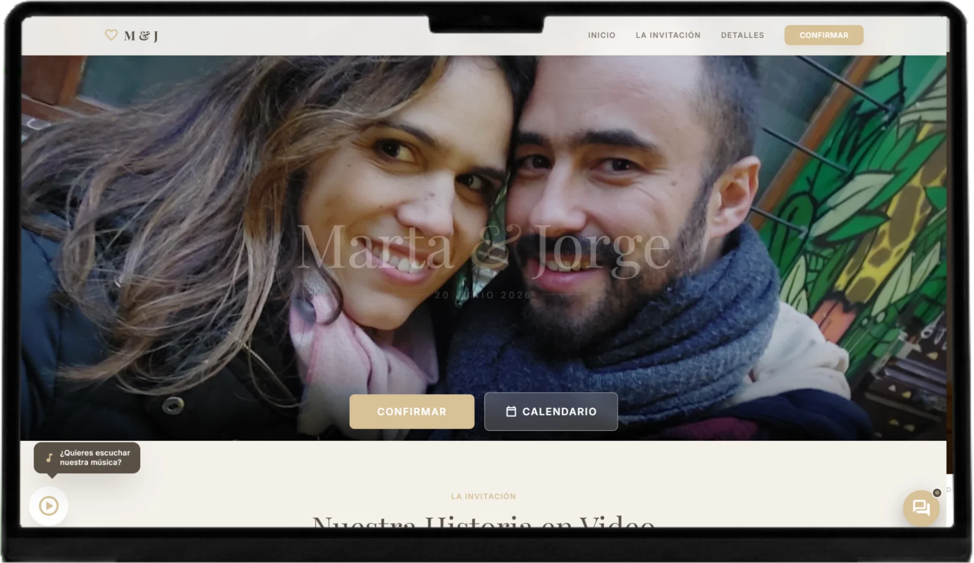 comprimidos/www martayjorge es desktop mockup